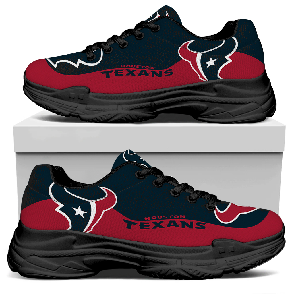 Men's Houston Texans Edition Chunky Sneakers With Line 001